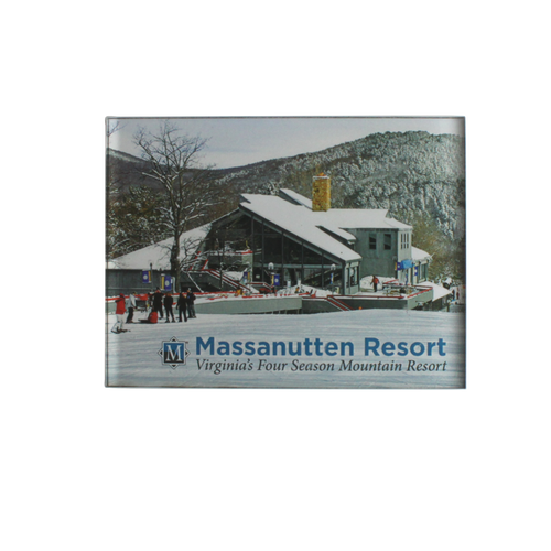 Massanutten Souvenir Ski Lodge Resort Magnet
