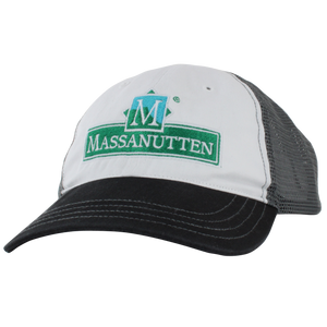 Massanutten Souvenir logo garment-washed, mesh back trucker cap