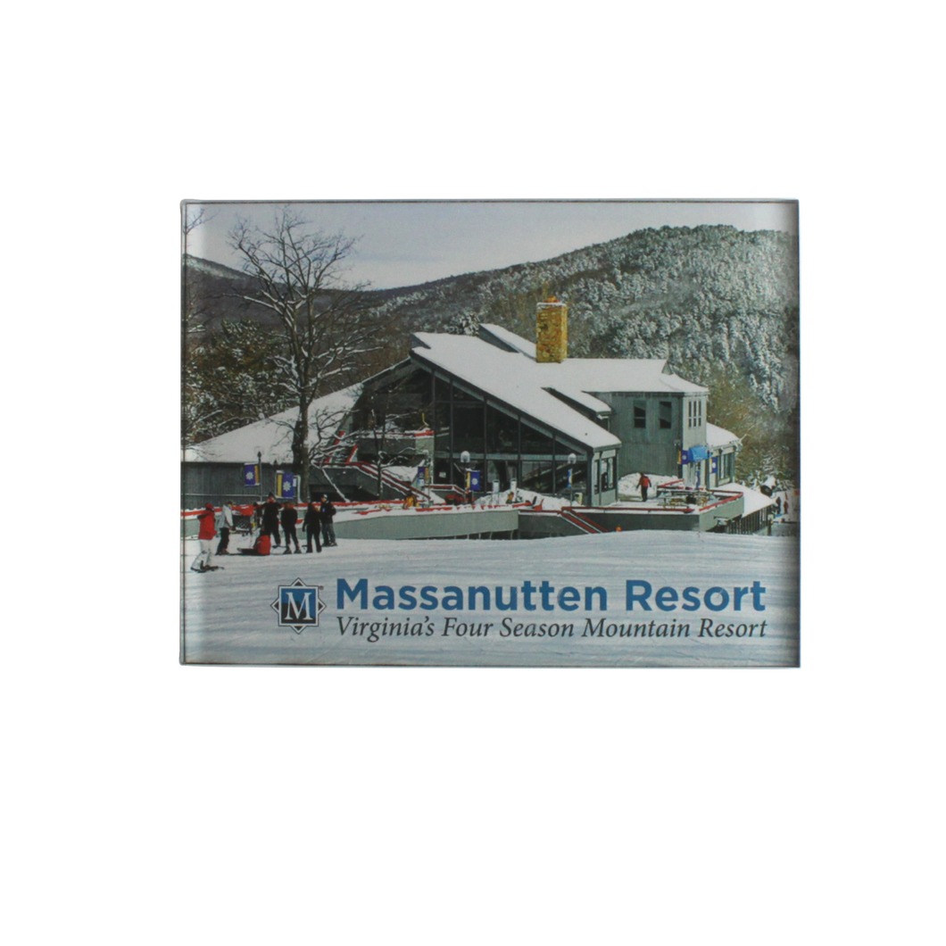 Massanutten Souvenir Ski Lodge Resort Magnet