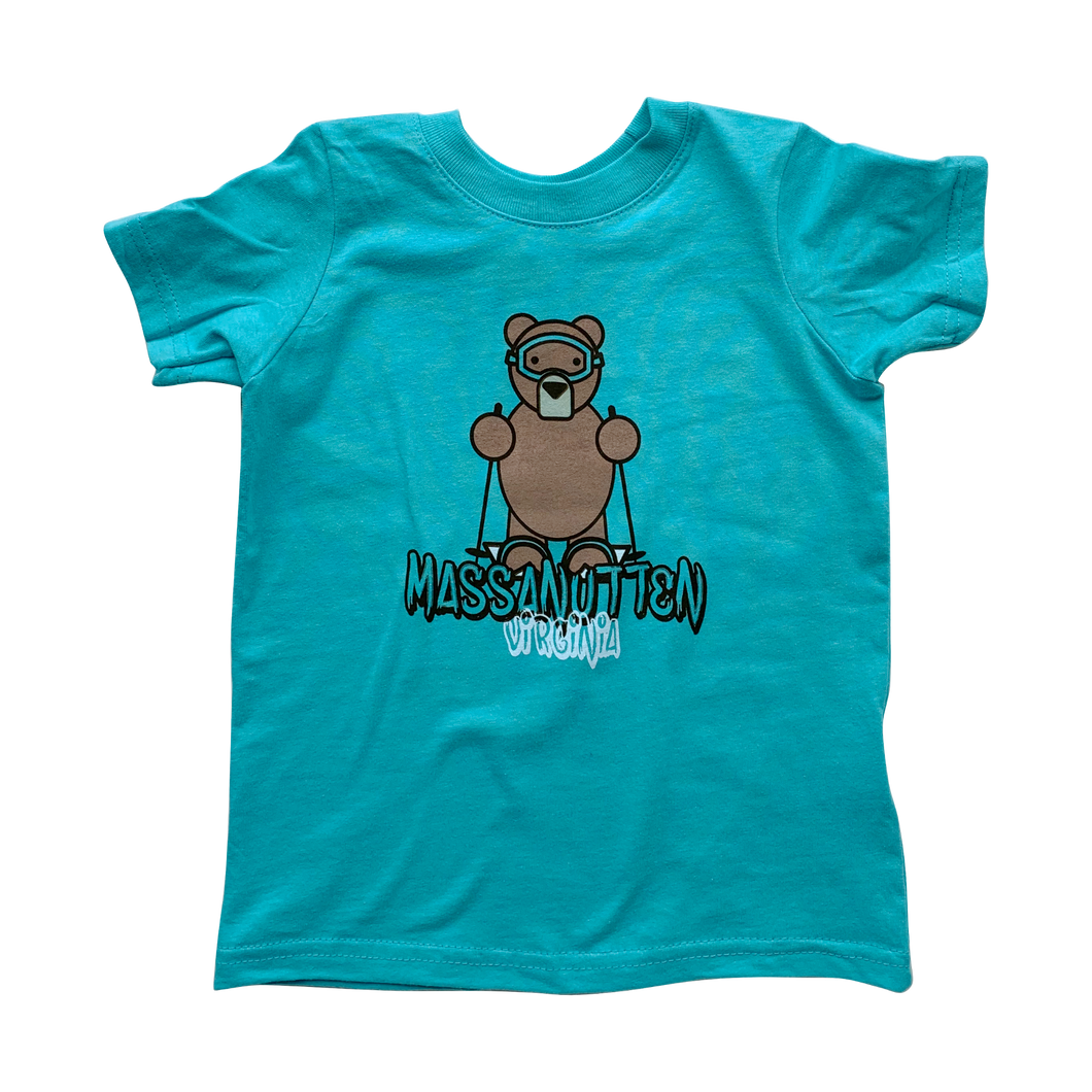 Bear Skier Toddler Shirt