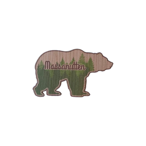 Wood Stickers Bear
