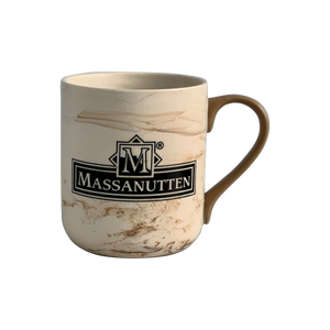 Massanutten Logo Marbled Mug